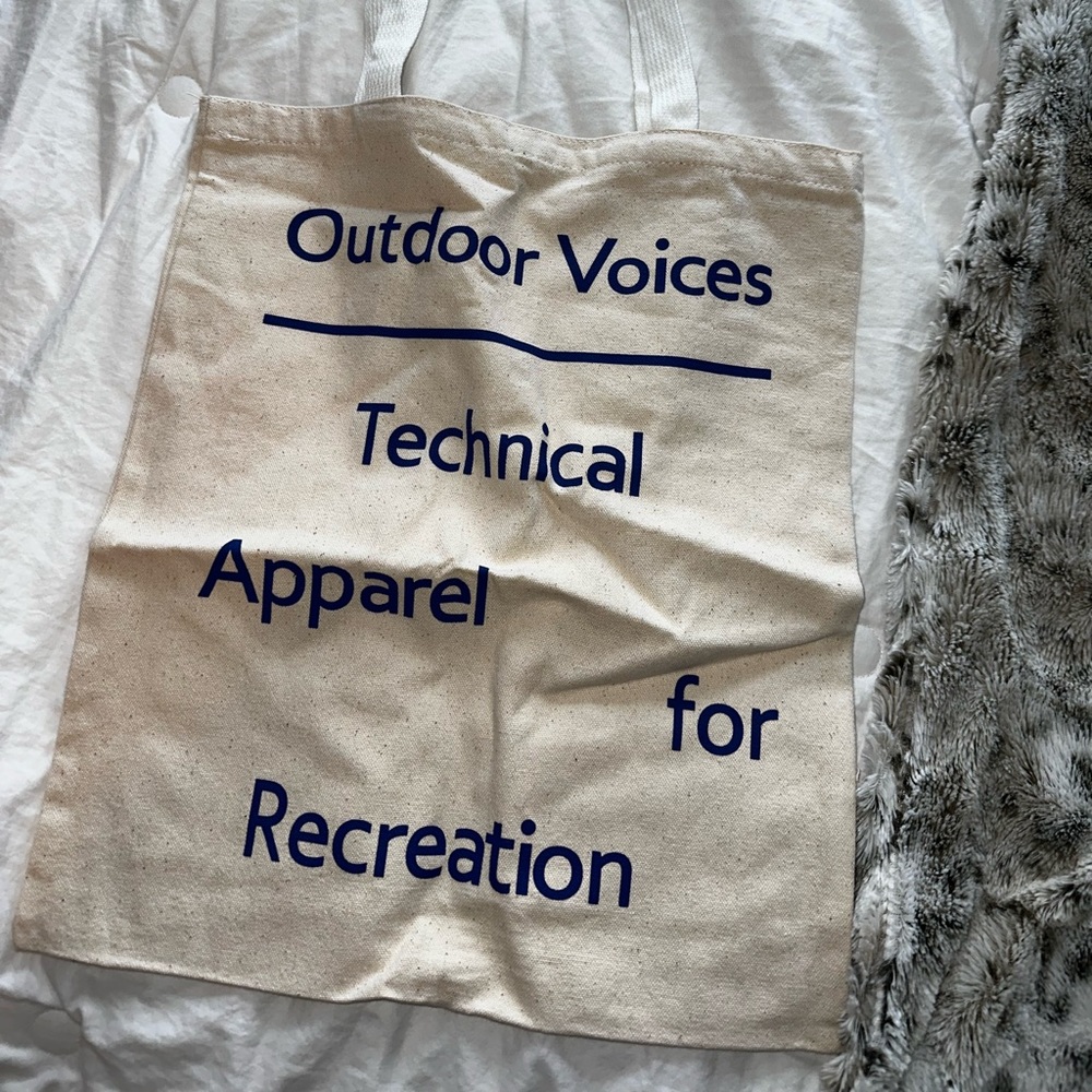 outdoor voices tote- BRAND NEW